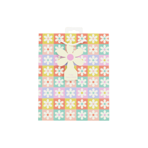 Gift Bag Medium – Retro Floral W215xH265xD100mm from Harrisons Direct