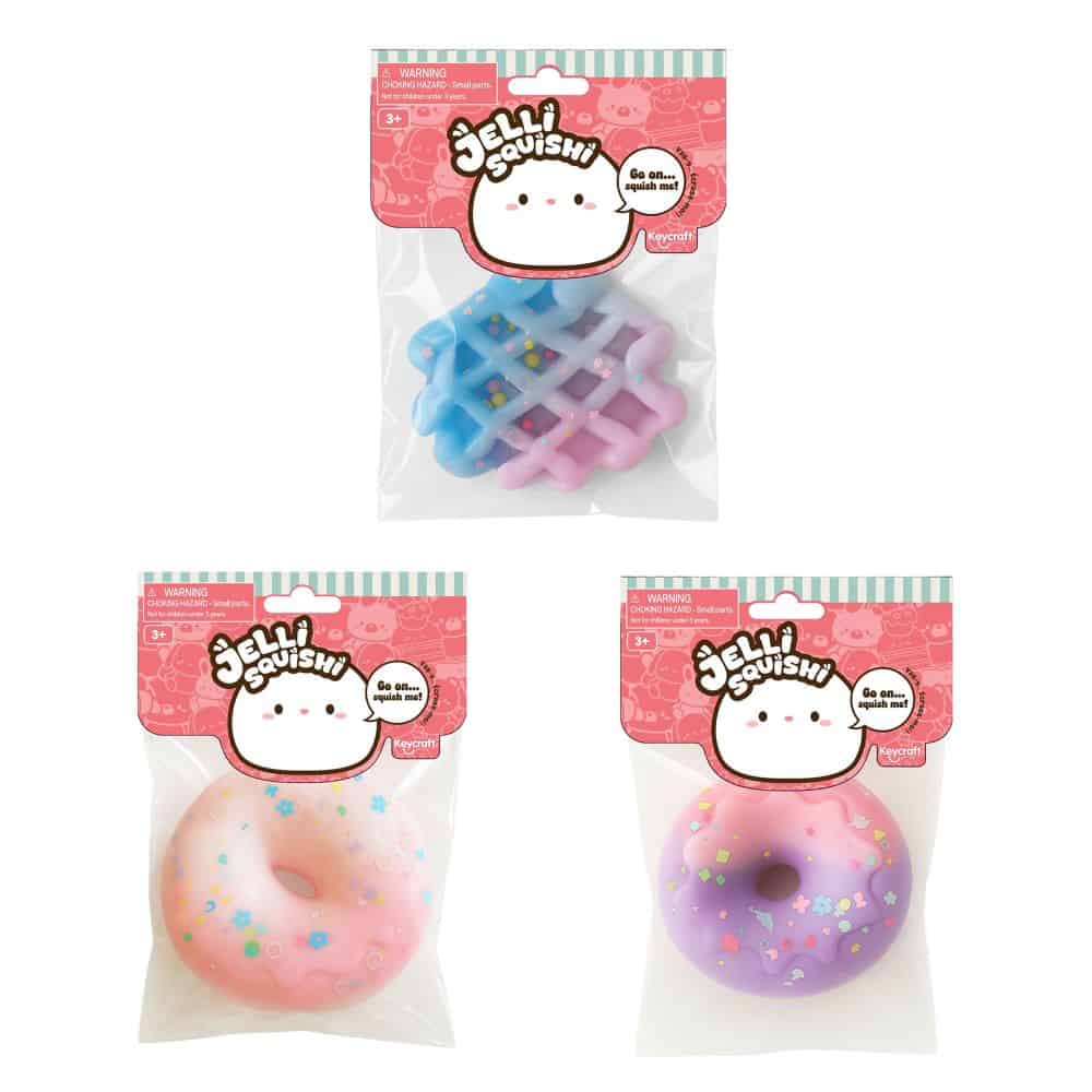 Jelli Squishi Donuts & Waffle Sensory Toys